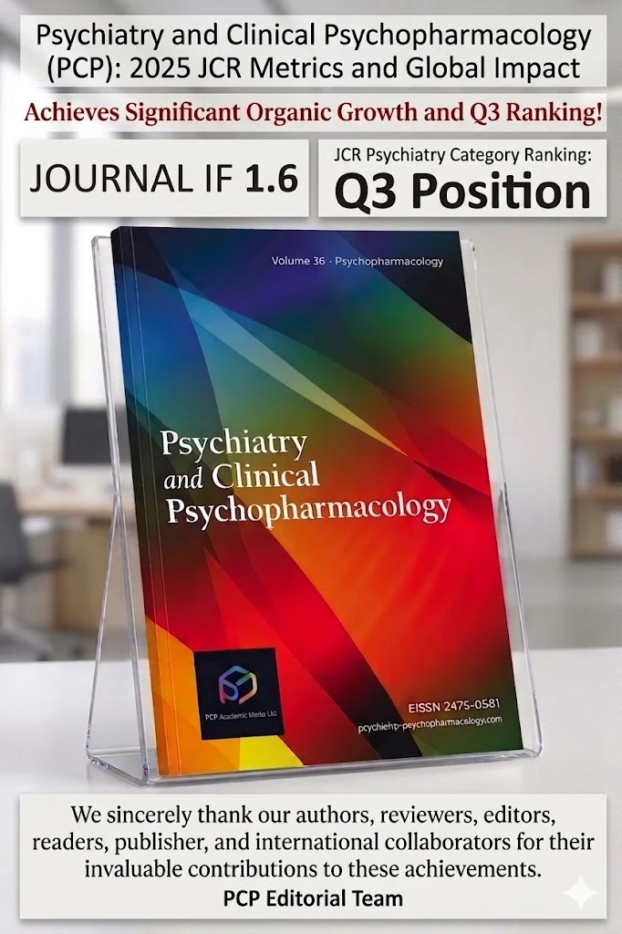 Psychiatry and Clinical Psychopharmacology (PCP): 2025 JCR Metrics and Global Impact